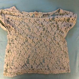 Lace crop top